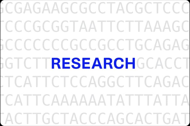 Genetic code surrounding the word 'research'